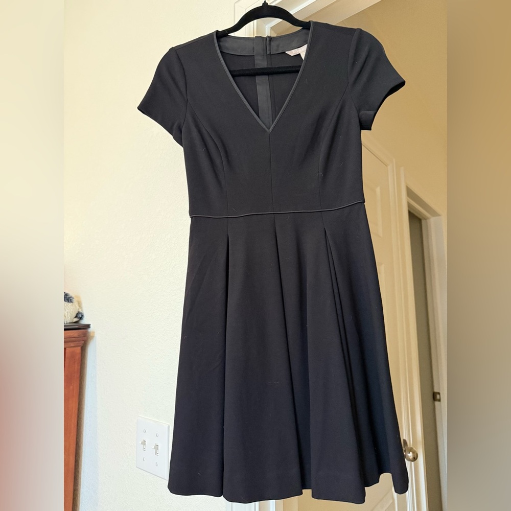 Banana Republic Classic Black Midi Dress